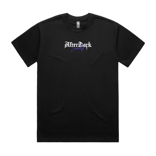 Black front flat lay